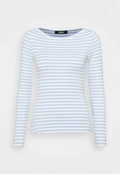 Zign Long Sleeved Top - Blue/white -Zign 2ba743038b354426b81af2a3b7a7e706