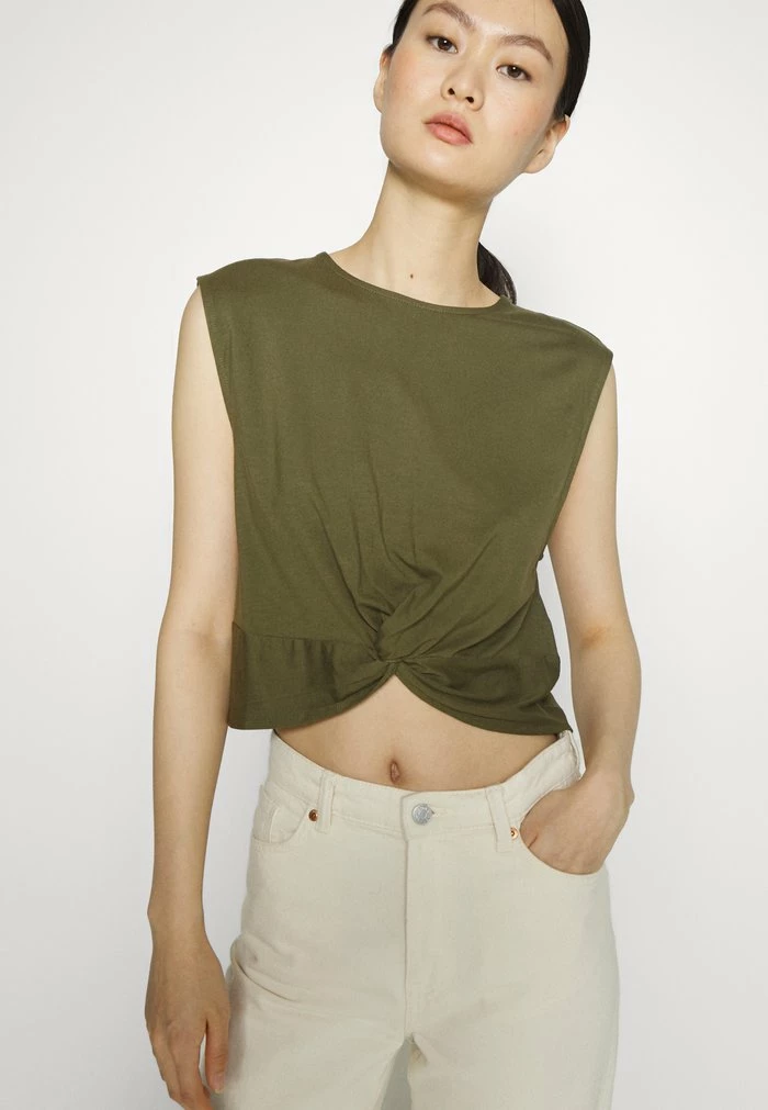 Zign Basic T-shirt - Khaki 8 Zign Basic T-shirt - Khaki - Image 6