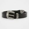 Zign Unisex Leather Belt - Belt - Black -Zign 2fcee6f4d1924a0cbf9a0e1b1ab5fd8d