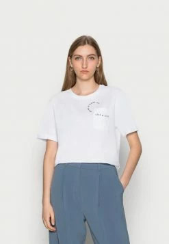 Zign PRINTED TEE - Print T-shirt - White