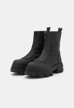 Zign LEATHER - Platform Ankle Boots - Black -Zign 3065d02c5898476d90e35a481fe27ff7