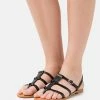 Zign T-bar Sandals - Black -Zign 31bc19301e0c4b27ae7484f7a60eb5e9