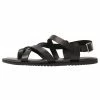 Zign LEATHER - T-bar Sandals - Black -Zign 323d1cdad4df447dbc8a98abd7bf971a