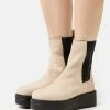 Zign LEATHER - Platform Ankle Boots - Taupe -Zign 33d10fdaeecb4c589c9e606e8d35f9ba