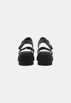 Zign LEATHER - Platform Sandals - Black -Zign 3493e660f33b4997ad6d5b680ecf94f5