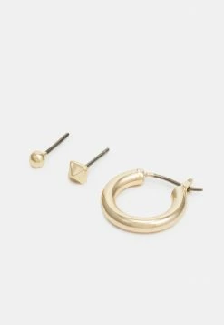 Zign 4 PACK - Earrings - Gold-coloured -Zign 35ea675adeb24497bc4578c17f16f553