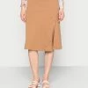 REDEZIGN - A-line Skirt - Brown -Zign 361af93551cc4303abcecf275ccc5b37