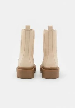 Zign LEATHER - Platform Ankle Boots - Beige -Zign 3700b85e661e44d7b7dd54785602bdcb