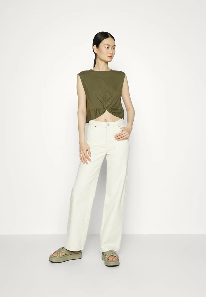 Zign Basic T-shirt - Khaki 4 Zign Basic T-shirt - Khaki - Image 2