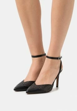 Zign LEATHER - High Heeled Sandals - Black