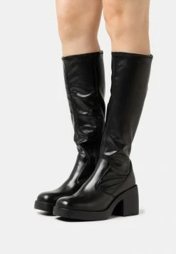 Zign Platform Boots - Black