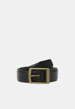 Zign LEATHER UNISEX - Belt - Black