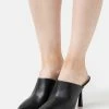 Zign LEATHER - Heeled Mules - Black -Zign 3ce4dc1c315442d3bf56e27ea499fb36