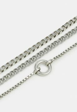 Zign 3 PACK - Necklace - Silver-coloured -Zign 3d1066de1ee34981b3057611b9f44e0e