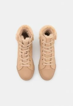 Zign LEATHER WINTER - High-top Trainers - Beige -Zign 3d5ef0a649c949e39281d403e49b240a