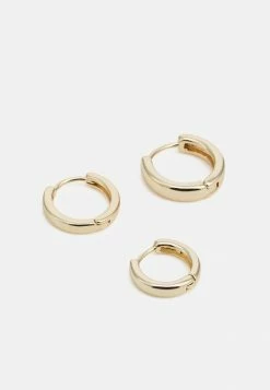 Zign 3 PACK - Earrings - Gold-coloured -Zign 3dc23fd4ef84486eacb21235cc0ac673