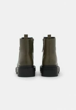 Zign LEATHER - Platform Ankle Boots - Khaki -Zign 3f9cbf9ac79e42abbc453bec13cb2344