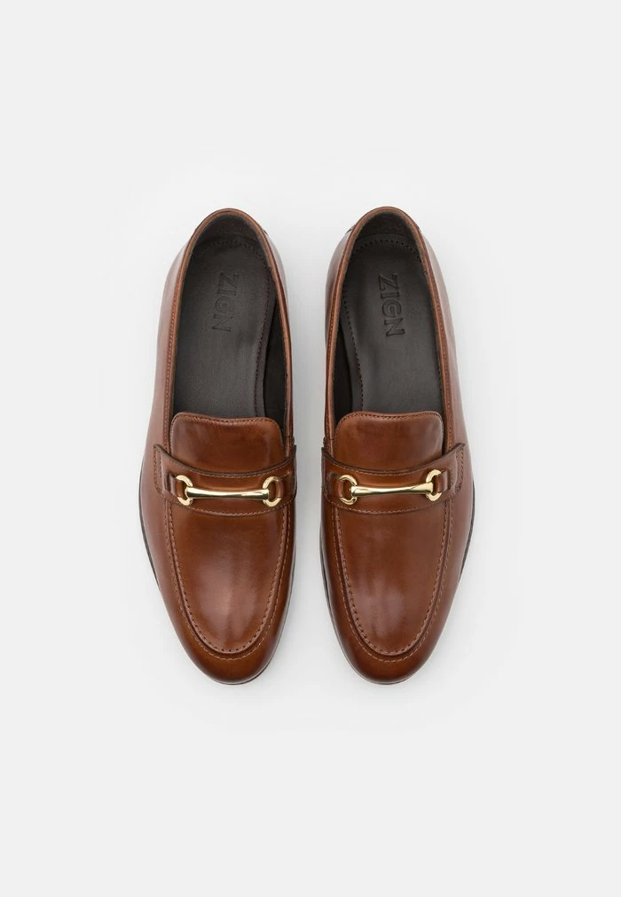 Zign LEATHER - Smart Slip-ons - Brown 8 Zign LEATHER - Smart Slip-ons - Brown - Image 6