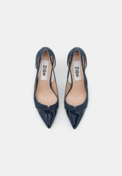 Zign LEATHER - High Heels - Blue -Zign 44bed9c016d04fa892abba8b594750e6