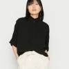 REDEZIGN - Button-down Blouse - Black 2 REDEZIGN - Button-down Blouse - Black -Zign 45562031e6c9470ca93f0a2f3d9e0430