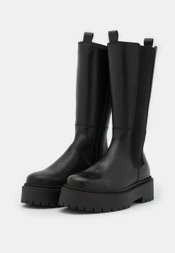 Zign LEATHER - Platform Boots - Black -Zign 46fe3132fd404b74a8556c70bc23fef0