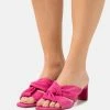 Zign LEATHER - Heeled Mules - Pink 2 Zign LEATHER - Heeled Mules - Pink -Zign 47f05ff5c35a453f8be0680769bec2b2
