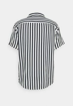 Zign UNISEX - Button-down Blouse - Dark Blue/white -Zign 48bc5449cfe24391a50474d79af1d4ad