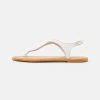 Zign T-bar Sandals - White 1 Zign T-bar Sandals - White -Zign 4904a686aced41fe8a63dd2969cfd4b6