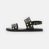 Zign LEATHER UNISEX - Sandals - Black -Zign 49a9a67c94904d518881fb097f921e9e