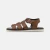 Zign LEATHER UNISEX - Sandals - Brown -Zign 4a26a42b882f43dc9786c6d5e6355202