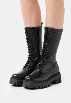 Zign LEATHER - Lace-up Boots - Black