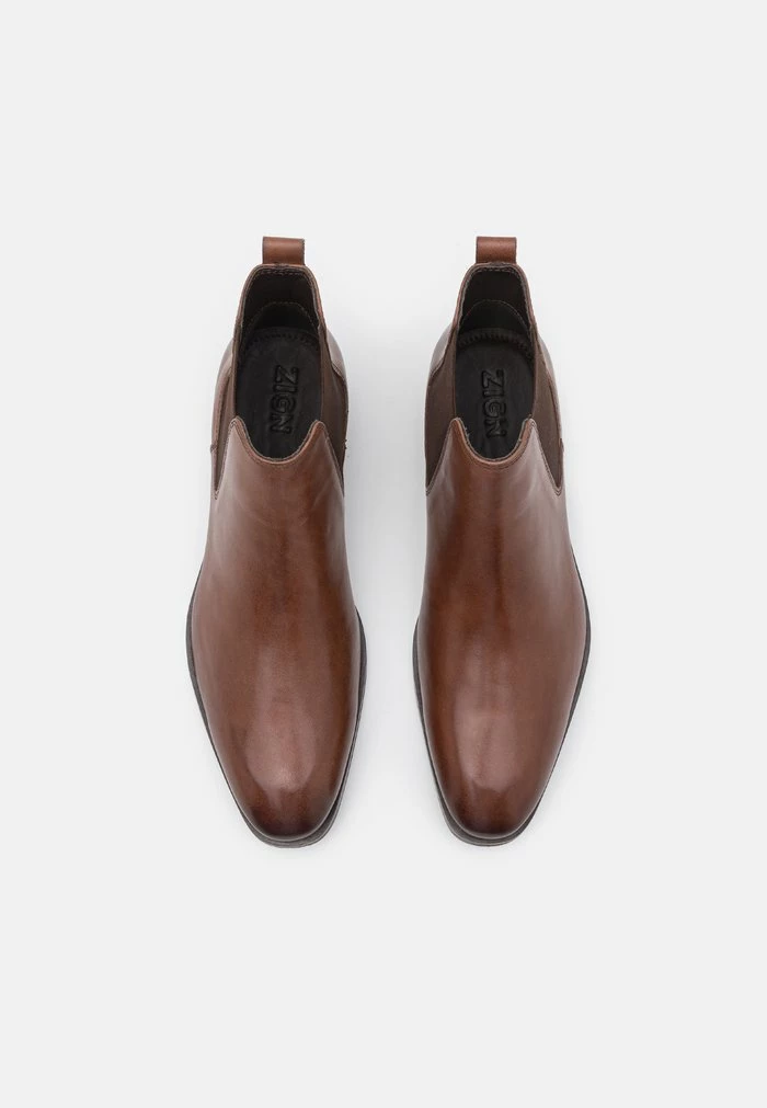 Zign LEATHER - Classic Ankle Boots - Brown 6 Zign LEATHER - Classic Ankle Boots - Brown - Image 4