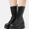 Zign LEATHER - Lace-up Boots - Black -Zign 4be29be220a4437694f055a5bbe38674