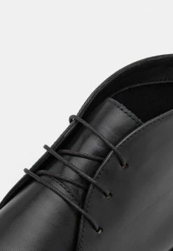 Zign Lace-up Ankle Boots - Black -Zign 4c2f9eee83bd456b93de94b5be9a6d93