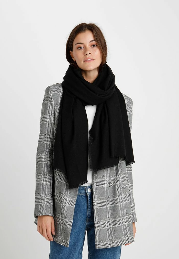 Zign UNISEX - Scarf - Black 4 Zign UNISEX - Scarf - Black - Image 2