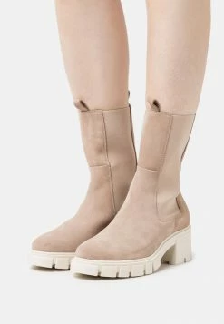 Zign LEATHER - Classic Ankle Boots - Beige