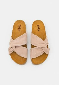 Zign LEATHER - Slippers - Light Pink -Zign 4d048e7a867e40af9bae5b50e8ed5d3b