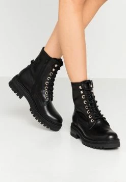 Zign Platform Ankle Boots - Black