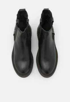 Zign LEATHER - Platform Ankle Boots - 802 - Black -Zign 4da605a9af0f4e8494e11f99f5258f3f