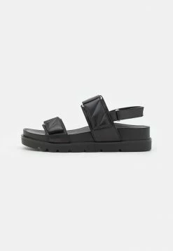Zign LEATHER - Platform Sandals - Black -Zign 4fa0679abf084baead5edd5fd725f0f1