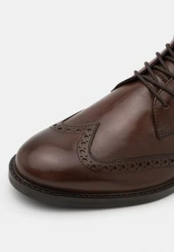 Zign Lace-up Ankle Boots - Brown -Zign 50b4a30989114643bc1cfb9e6556a8ca