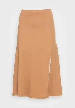 REDEZIGN - A-line Skirt - Brown -Zign 52efd89d16cc4d228b09a1f27cb9ac91