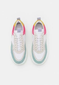 Zign LEATHER - Trainers - White/multi-coloured -Zign 53736c7d33bd40debeb0fd89e5f9af3e