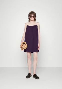 Zign Jersey Dress - Dark Purple -Zign 55e14e800fca4b219b3e5ca68f07bf5c