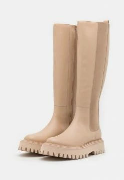 Zign LEATHER - Platform Boots - Offwhite -Zign 56f3bdbfc0e24e51a1993a4283bc198e
