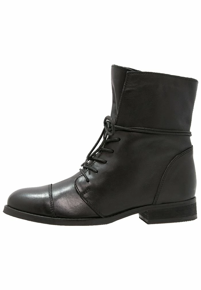 Zign Lace-up Ankle Boots - Black 4 Zign Lace-up Ankle Boots - Black - Image 2