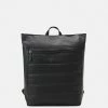 Zign LEATHER - Rucksack - Black -Zign 57a7e95747fa4416906eadb64247e0c5