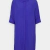 Zign Shirt Dress - Blue -Zign 57c382cb9c254306881ab61fc7c7219c