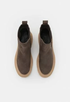 Zign LEATHER - Platform Ankle Boots - Brown -Zign 57d287d849dc4d238efc8bcd80a67586