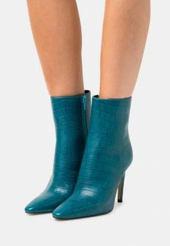 Zign High Heeled Ankle Boots - Blue